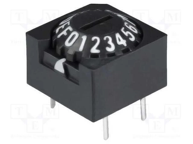 Emissor de C&oacute;digo, Hex/Bcd, Pos: 16, Tht, Rcontacto Max: 200mo