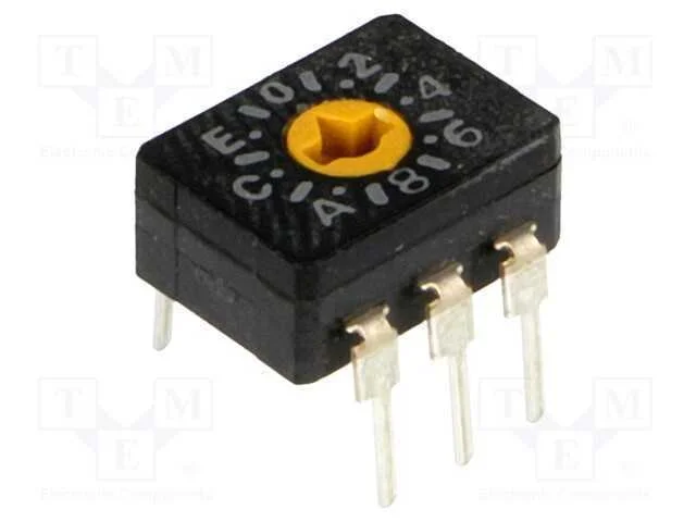 Emissor de C&oacute;digo, Hex/Bcd, Pos: 16, Tht, Rcontacto Max: 200mo
