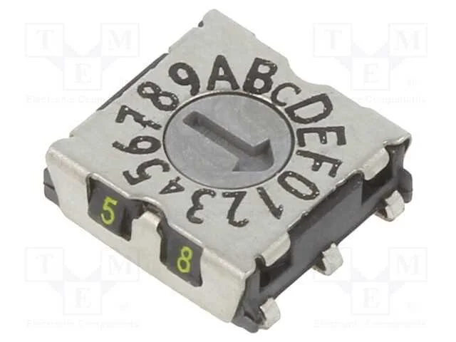 Emissor de C&oacute;digo, Hex/Bcd, Pos: 16, Smd, Rcontacto Max: 80mo, P25