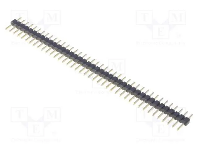 Barra de Pinos, Pinos, Macho, Pin: 40, Simples, 2mm, Tht, 1x40