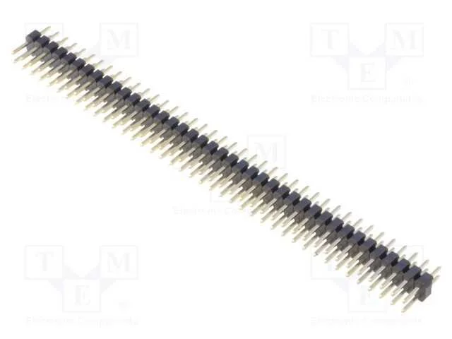 Barra de Pinos, Pinos, Macho, Pin: 80, Simples, 2mm, Tht, 2x40