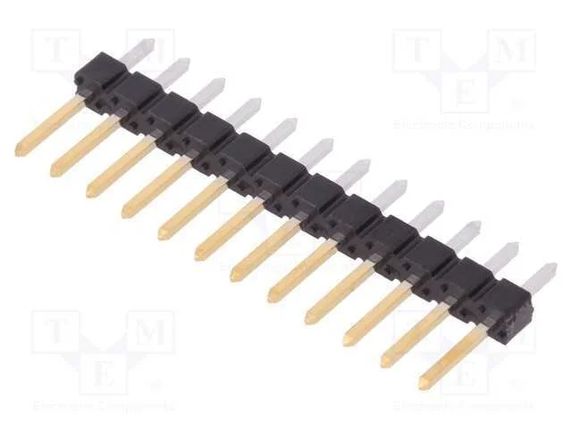 Barra de Pinos, Pinos, Bergstik, Macho, Pin: 12, Simples, 2,54mm