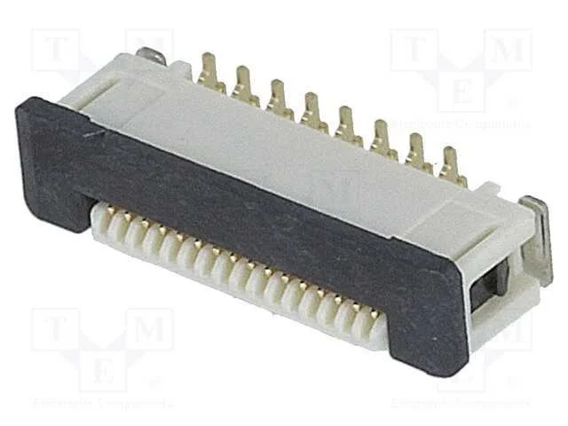Conector: Ffc/Fpc, Verticais, Pin: 16, Zif, Smt, 0,5a, 0,5mm