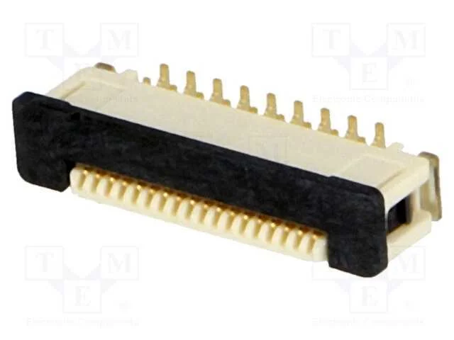 Conector: Ffc/Fpc, Verticais, Pin: 18, Inverse,Zif, Smt, 0,5a, 0,5mm