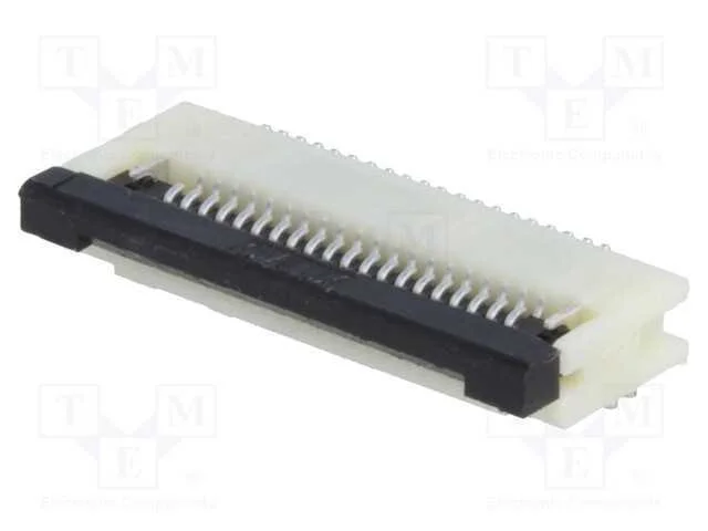 Conector: Ffc/Fpc, Horizontais, Pin: 20, Contactos Inferiores,Zif