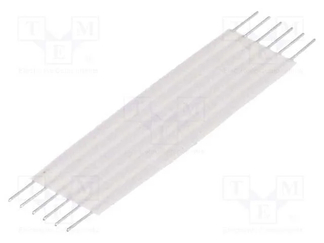 Conector: Jumper Flex&iacute;vel, Raster Fita: 1,27mm, L: 25,4mm, Retos