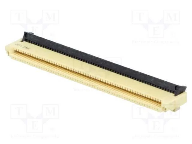 Conector: Ffc/Fpc, Horizontais, Pin: 60, Contactos Bilaterais,Zif