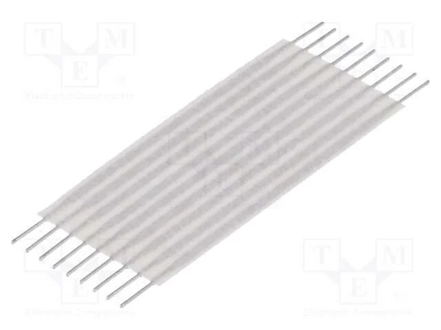 Conector: Jumper Flex&iacute;vel, Raster Fita: 1,27mm, L: 25,4mm, Retos