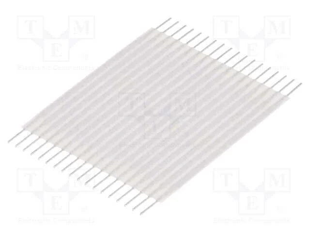Conector: Jumper Flex&iacute;vel, Raster Fita: 1,27mm, L: 25,4mm, Retos