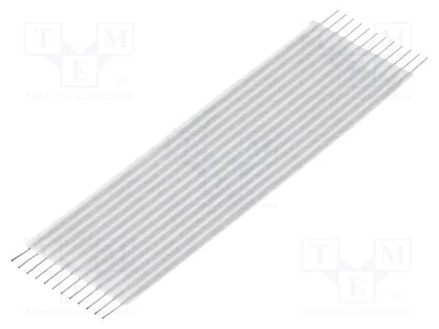 Conector: Jumper Flex&iacute;vel, Raster Fita: 1,27mm, L: 50,8mm, Retos