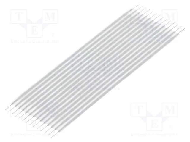 Conector: Jumper Flex&iacute;vel, Raster Fita: 1,27mm, L: 50,8mm, Retos