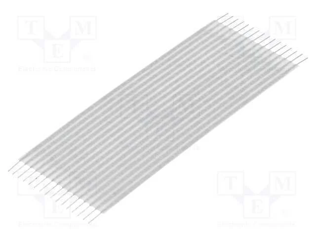 Conector: Jumper Flex&iacute;vel, Raster Fita: 1,27mm, L: 50,8mm, Retos