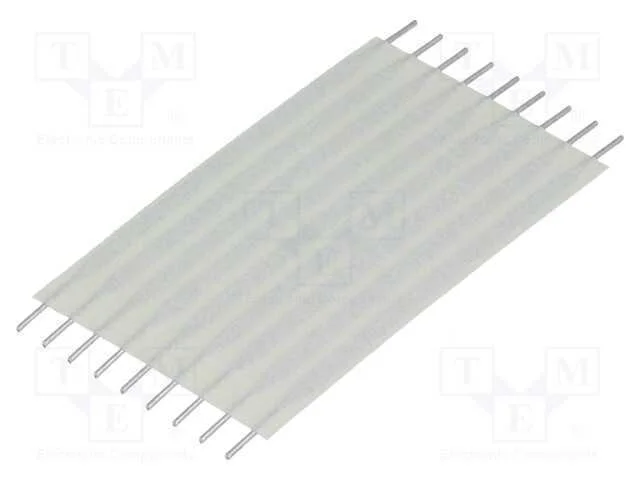 Conector: Jumper Flex&iacute;vel, Raster Fita: 2,54mm, L: 38,1mm, Retos