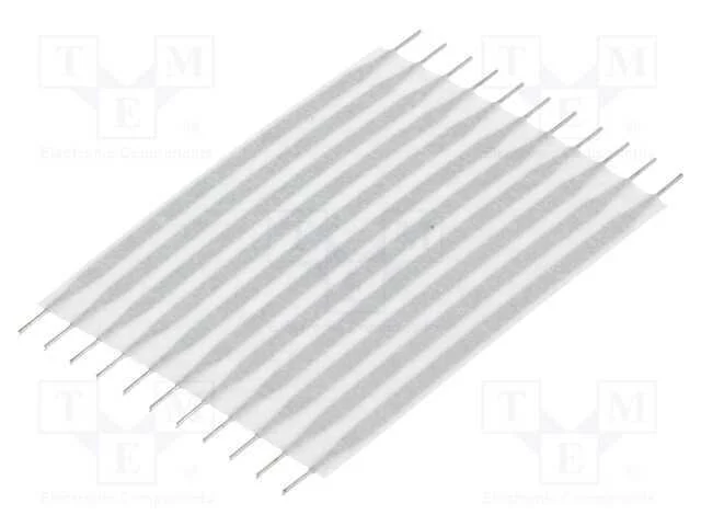 Conector: Jumper Flex&iacute;vel, Raster Fita: 2,54mm, L: 38,1mm, Retos