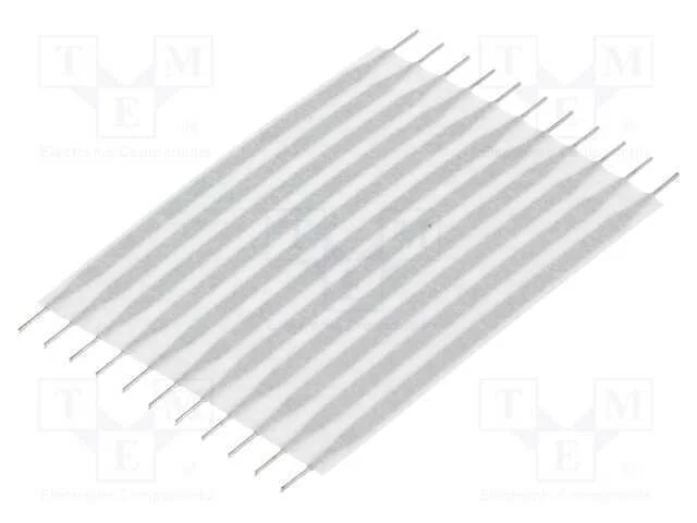 Conector: Jumper Flex&iacute;vel, Raster Fita: 2,54mm, L: 38,1mm, Retos