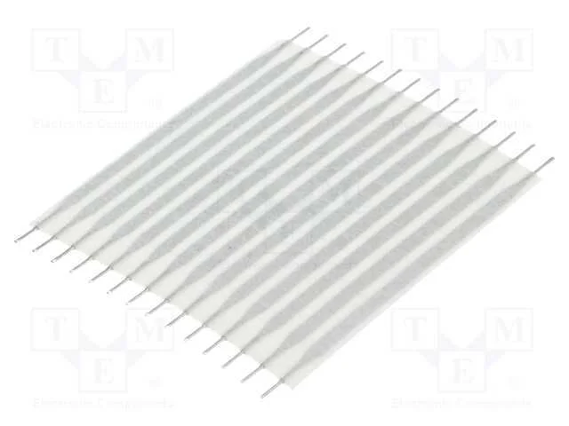 Conector: jumper flex&iacute;vel, Raster fita: 2,54mm, L.