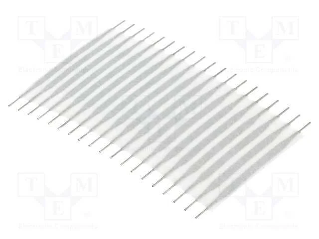 Conector: Jumper Flex&iacute;vel, Raster Fita: 2,54mm, L: 25,4mm, Retos