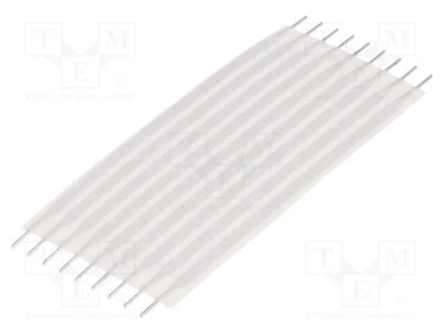 Conector: Jumper Flex&iacute;vel, Raster Fita: 2,54mm, L: 50,8mm, Retos