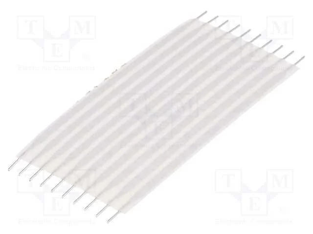 Conector: Jumper Flex&iacute;vel, Raster Fita: 2,54mm, L: 50,8mm, Retos