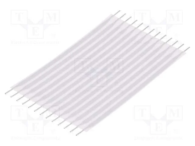 Conector: Jumper Flex&iacute;vel, Raster Fita: 2,54mm, L: 50,8mm, Retos