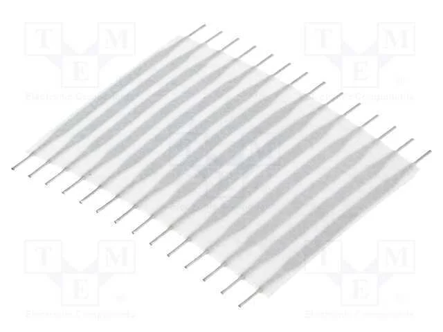Conector: Jumper Flex&iacute;vel, Raster Fita: 2,54mm, L: 25,4mm, Retos