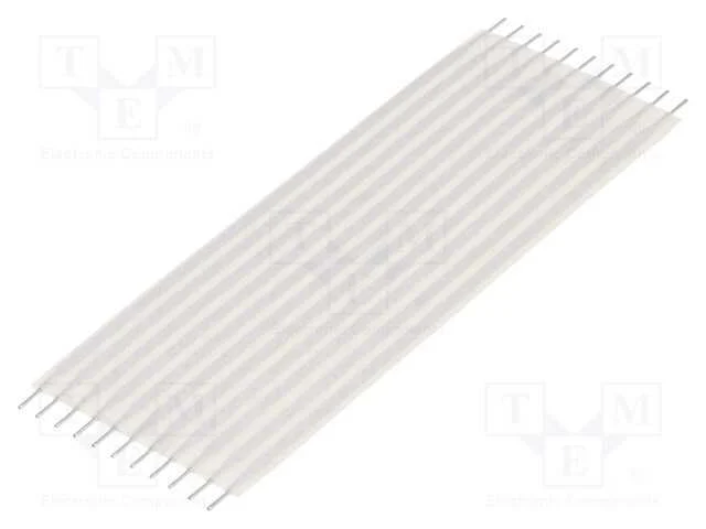 Conector: Jumper Flex&iacute;vel, Raster Fita: 2,54mm, L: 76,2mm, Retos