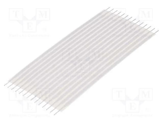 Conector: Jumper Flex&iacute;vel, Raster Fita: 2,54mm, L: 76,2mm, Retos