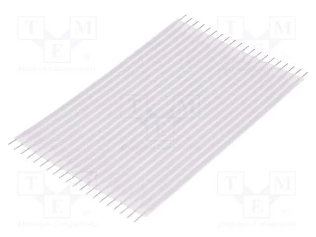 Conector: Jumper Flex&iacute;vel, Raster Fita: 2,54mm, L: 76,2mm, Retos