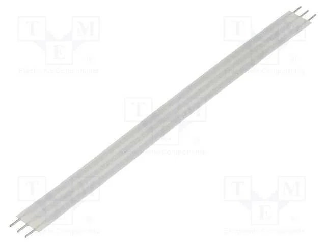 Conector: Jumper Flex&iacute;vel, Raster Fita: 2,54mm, L: 101,6mm, Retos