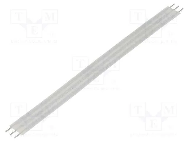 Conector: Jumper Flex&iacute;vel, Raster Fita: 2,54mm, L: 101,6mm, Retos