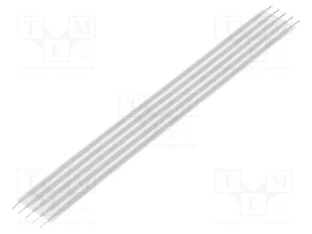 Conector: Jumper Flex&iacute;vel, Raster Fita: 2,54mm, L: 101,6mm, Retos