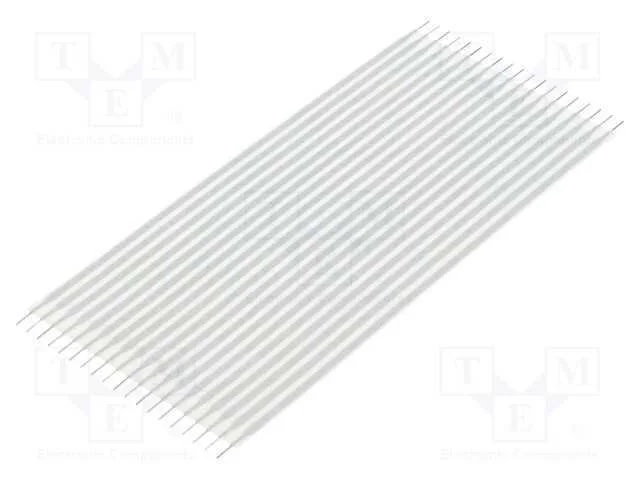 Conector: Jumper Flex&iacute;vel, Raster Fita: 2,54mm, L: 101,6mm, Retos
