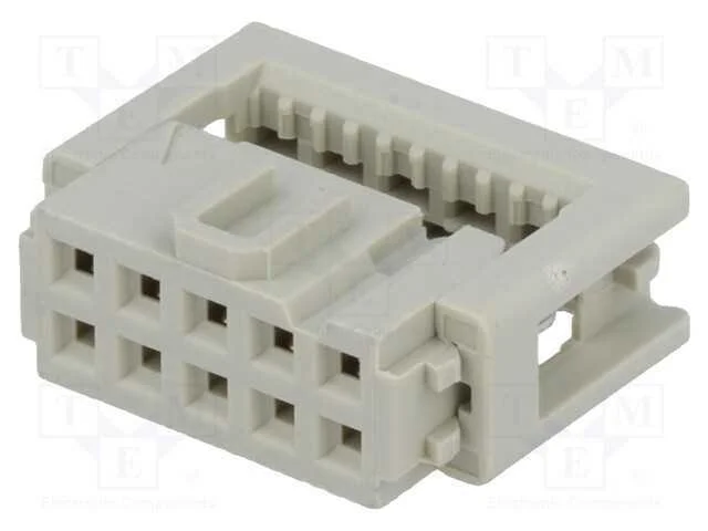 Ficha, Idc, F&ecirc;mea, Pin: 10, para Fita, 1,27mm, R. Contatos: 2,54mm