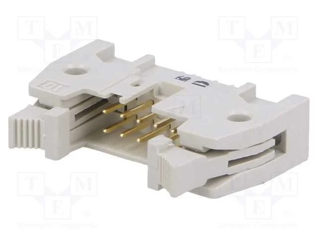 Tomada, Idc, Macho, Pin: 10, Simples, com Ejetor, Tht, 2,54mm, Sek