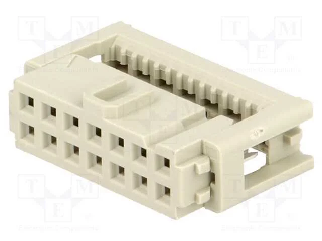 Ficha, Idc, F&ecirc;mea, Pin: 14, para Fita, 1,27mm, R. Contatos: 2,54mm