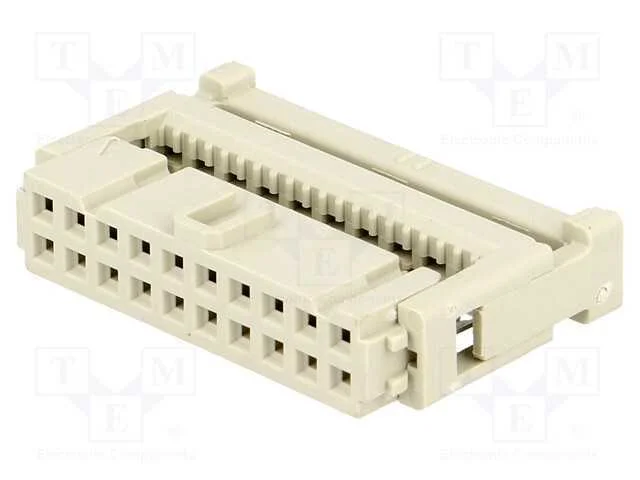 Ficha, Idc, F&ecirc;mea, Pin: 20, para Fita, 1,27mm, R. Contatos: 2,54mm