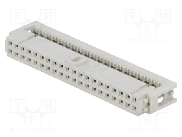 Ficha, Idc, F&ecirc;mea, Pin: 40, para Fita, 1,27mm, R. Contatos: 2,54mm