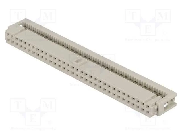 Ficha, IDC, f&ecirc;mea, PIN: 64, para fita, 1,27mm, R..