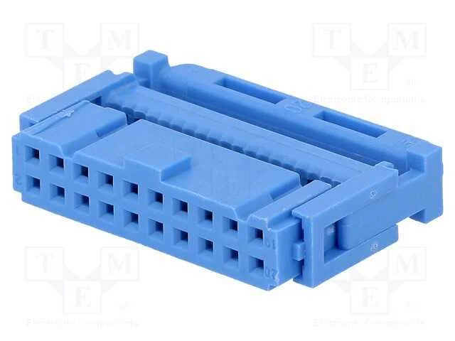 Ficha, IDC, f&ecirc;mea, PIN: 20, IDC, para fita, 1,27m.