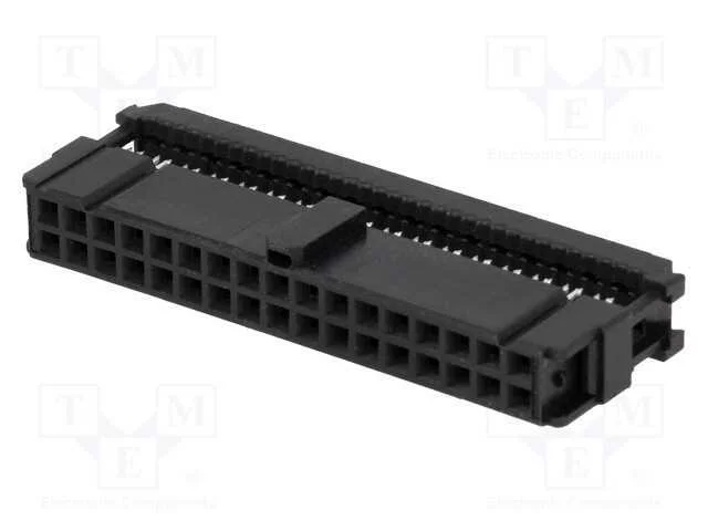 Ficha, IDC, f&ecirc;mea, PIN: 34, IDC, para fita, 1,27m.