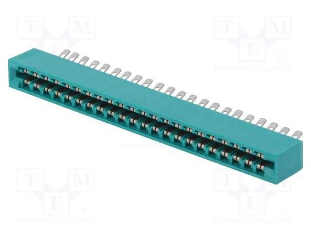 Laterais, Pin: 44, Solda, para Pcb, Dourado, 3,96mm, 305