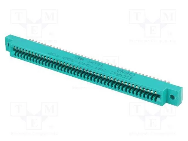 Laterais, Pin: 43, Solda, para Pcb, Dourado, 2,54mm, 341
