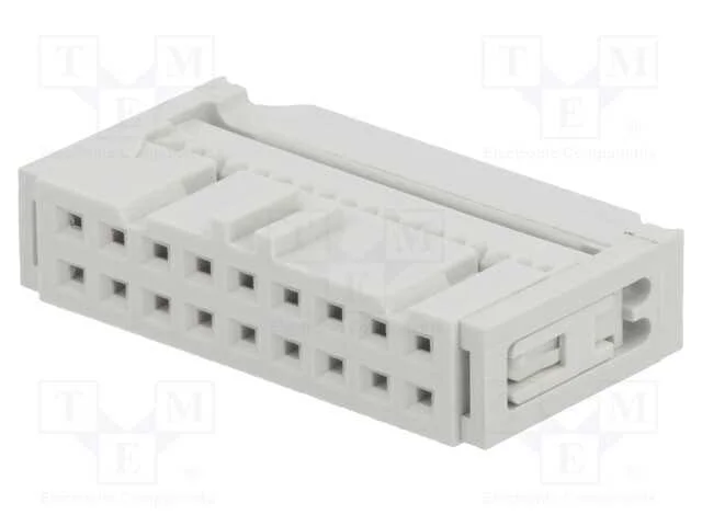 Ficha, Idc, F&ecirc;mea, Pin: 18, com Aperto de Cabo, Idc, para Fita, Fci