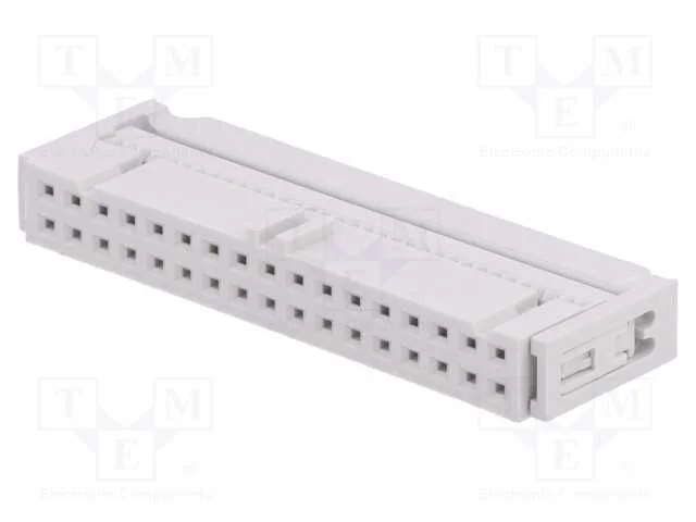 Ficha, Idc, F&ecirc;mea, Pin: 34, com Aperto de Cabo, Idc, para Fita, Fci
