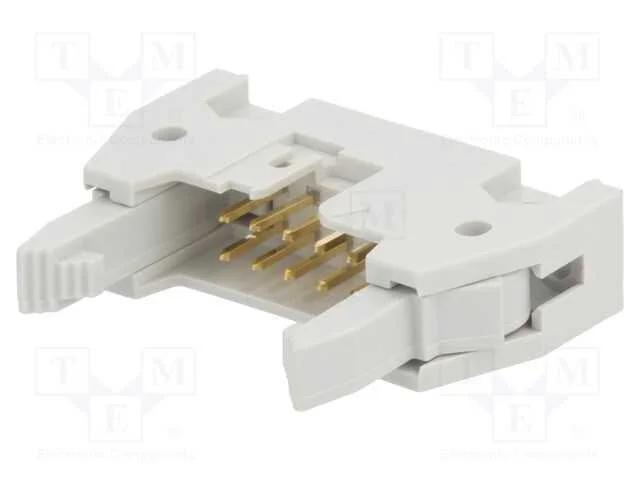 Tomada, Idc, Macho, Pin: 10, Simples, com Ejetor, Tht, 2,54mm, Fci