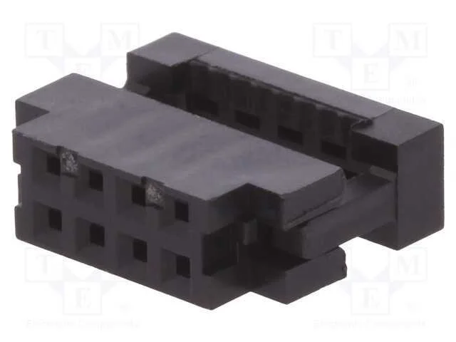 Ficha, Idc, F&ecirc;mea, Pin: 8, Sem Press&atilde;o de Cabo, Idc, para Fita, 1mm