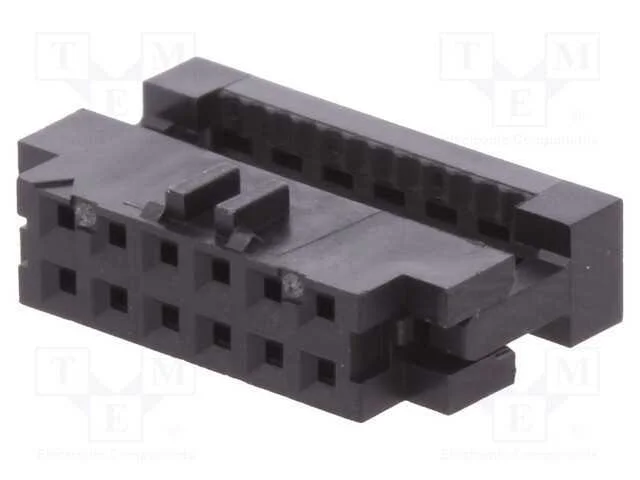 Ficha, Idc, F&ecirc;mea, Pin: 12, Sem Press&atilde;o de Cabo, Idc, para Fita, 1mm