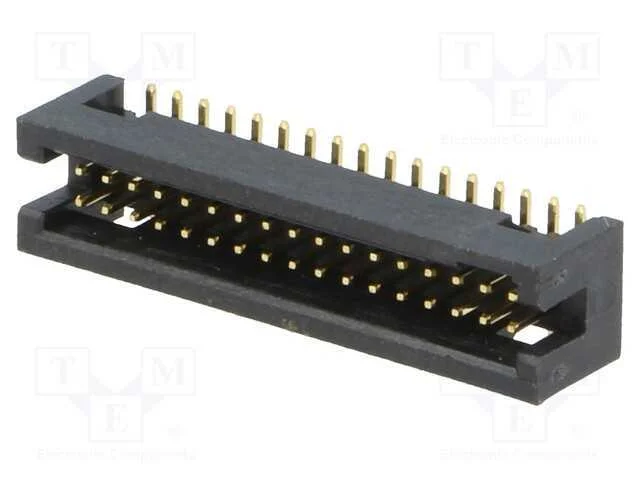 Tomada, Idc, Macho, Pin: 34, Simples, Smt, Gold Flash, 1,27mm