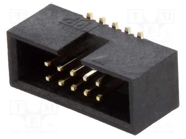 Tomada, Idc, Macho, Pin: 10, Verticais, Smt, 1,27mm, Sistema: 2x5
