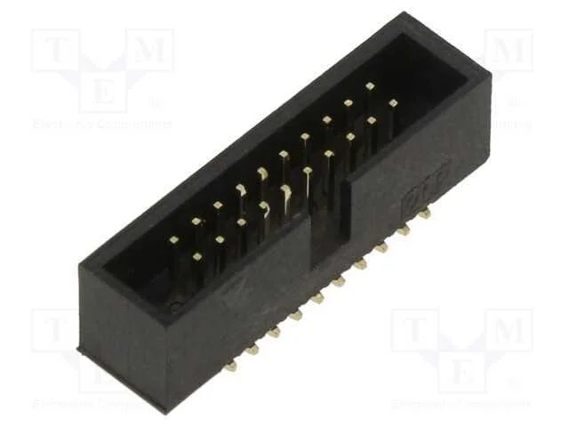 Tomada, Idc, Macho, Pin: 20, Verticais, Smt, 1,27mm, Sistema: 2x10